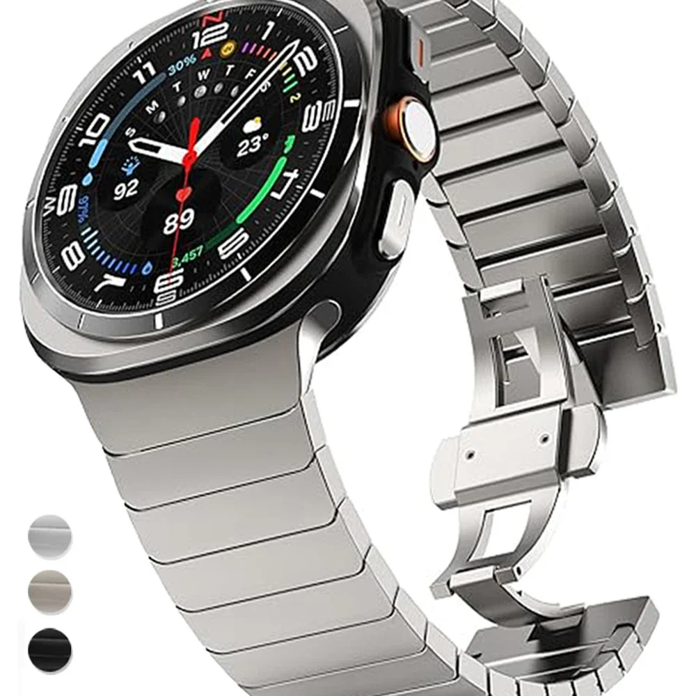 Bracelet for Samsung Galaxy Watch 7 Ultra 47mm No Gaps Band for samsung galaxy ULTRA 47MM Men Stainless Steel Link Strap Correa
Bracelet for Samsung Galaxy Watch 7 Ultra 47mm No Gaps Band for samsung galaxy ULTRA 47MM Men Stainless Steel Link Strap Correa