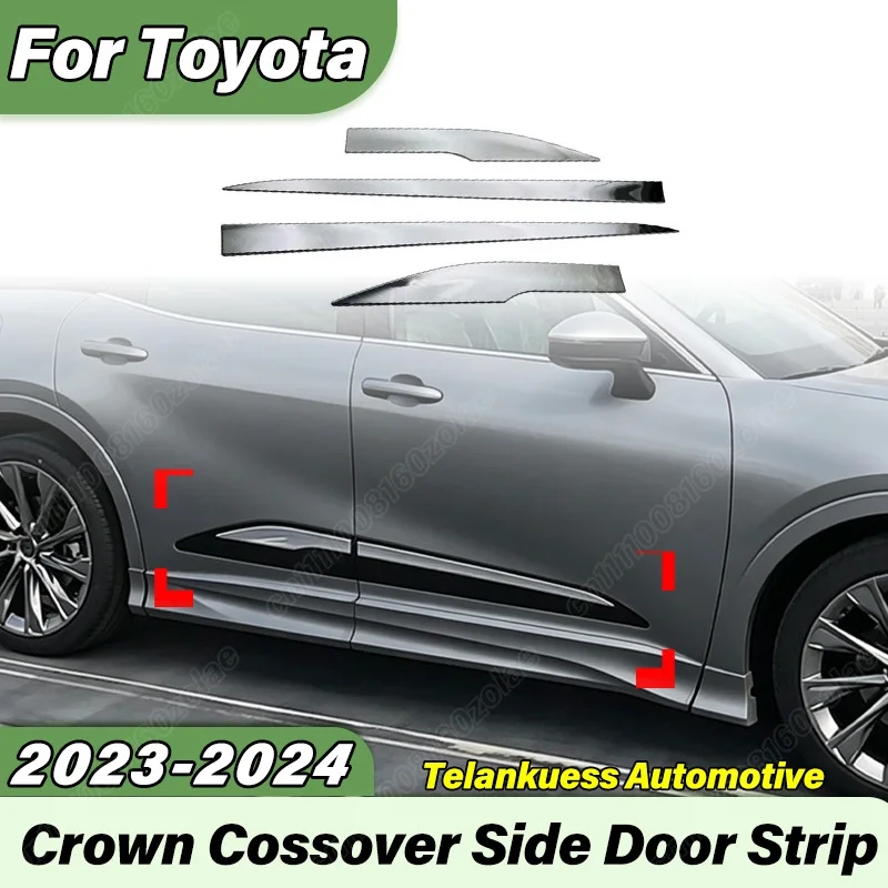 Для Toyota Crown Crossover 2023-2024: Декоративные накладки на боковые двери, молдинги, защитные элементы кузова, аксессуары для стайлинга, комплект обвеса
Для Toyota Crown Crossover 2023-2024: Декоративные накладки на боковые двери, молдинги, защитные элементы кузова, аксессуары для стайлинга, комплект обвеса