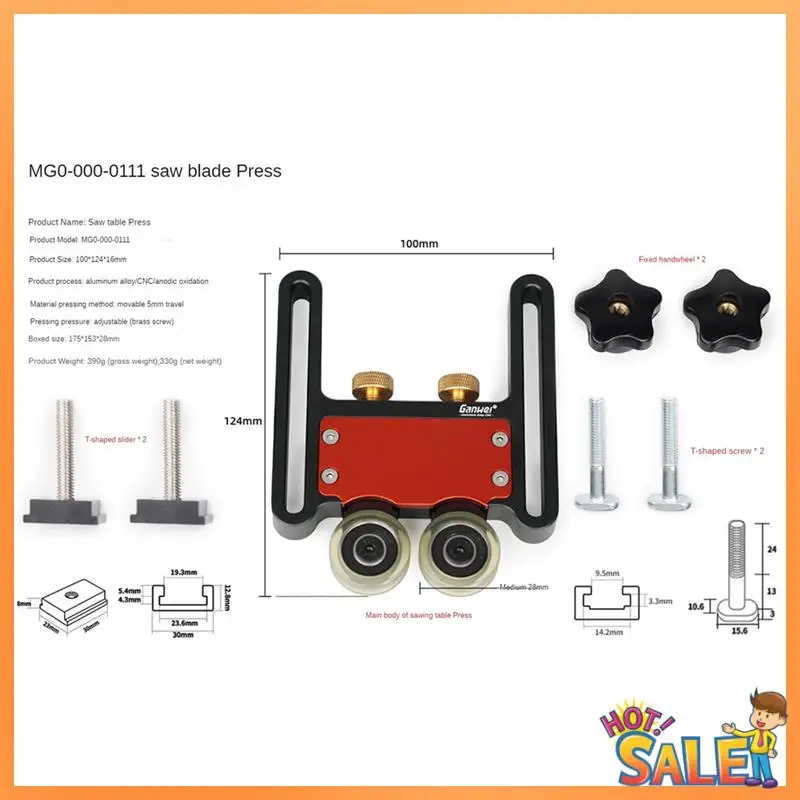 AB68 Ganwei MG0-000-0111 Saw Table Press Carpentry Push Table Saw Safety Aids Electric Circular Saw
AB68 Ganwei MG0-000-0111 Saw Table Press Carpentry Push Table Saw Safety Aids Electric Circular Saw