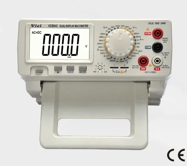 VC8145 VC8045 4 7/8 VICI DMM Digital Bench Top Multimeter True RMS 80000 Counts Tester Auto Range Multimetro Voltmeter Ohmmeter
VC8145 VC8045 4 7/8 VICI DMM Digital Bench Top Multimeter True RMS 80000 Counts Tester Auto Range Multimetro Voltmeter Ohmmeter
