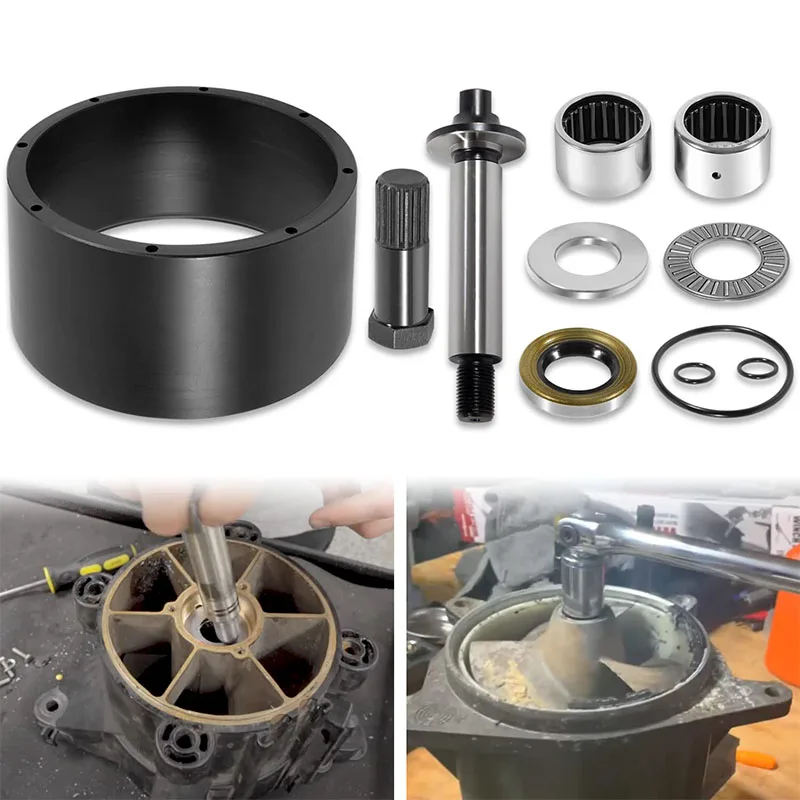 Jet Pump Rebuild Kit for SeaDoo 1994-2002 RFI GS GSI GSX GTI GTX HX SP SPI SPX XP with Wear Ring & Shaft & Impeller Removal Tool
Jet Pump Rebuild Kit for SeaDoo 1994-2002 RFI GS GSI GSX GTI GTX HX SP SPI SPX XP with Wear Ring & Shaft & Impeller Removal Tool