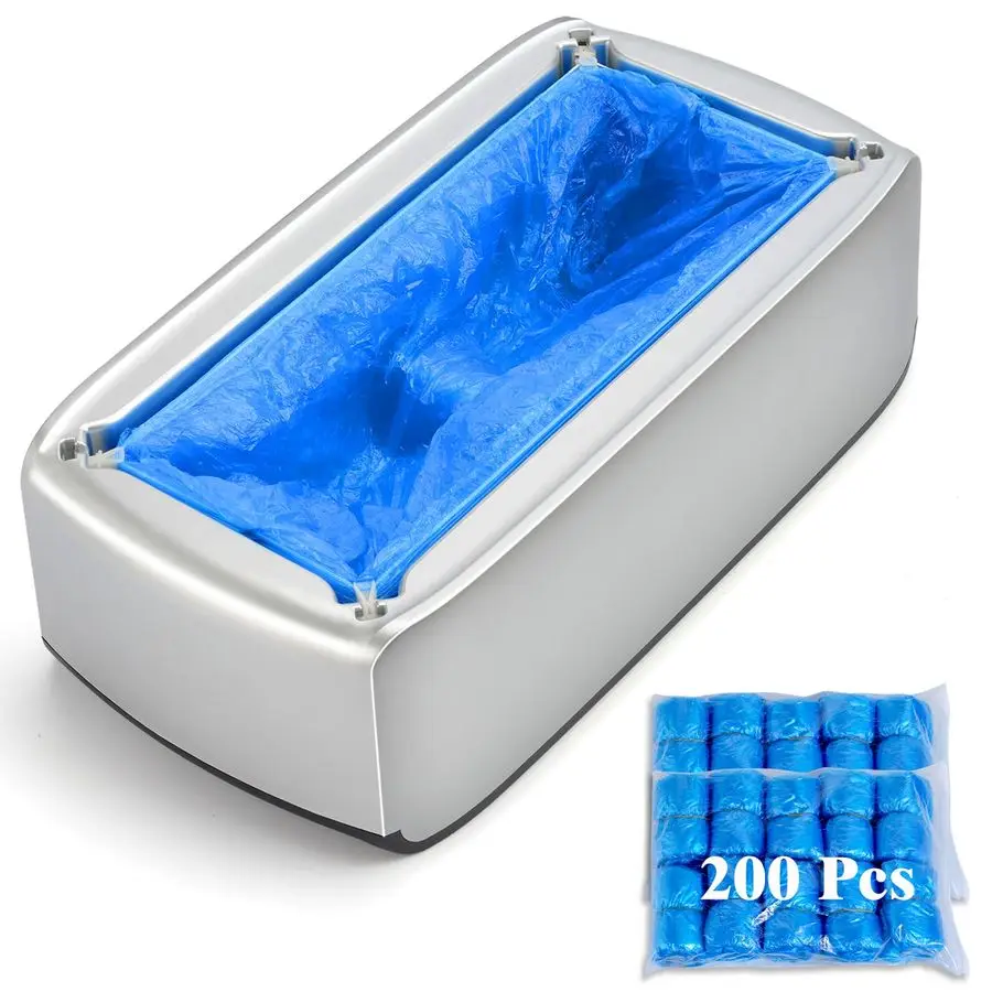 Covers Machine Automatic Shoe Cover Dispenser with 200pcs Disposable Plastic Shoe Cover for Home, Office, Supermarket, Factory,
Covers Machine Automatic Shoe Cover Dispenser with 200pcs Disposable Plastic Shoe Cover for Home, Office, Supermarket, Factory,