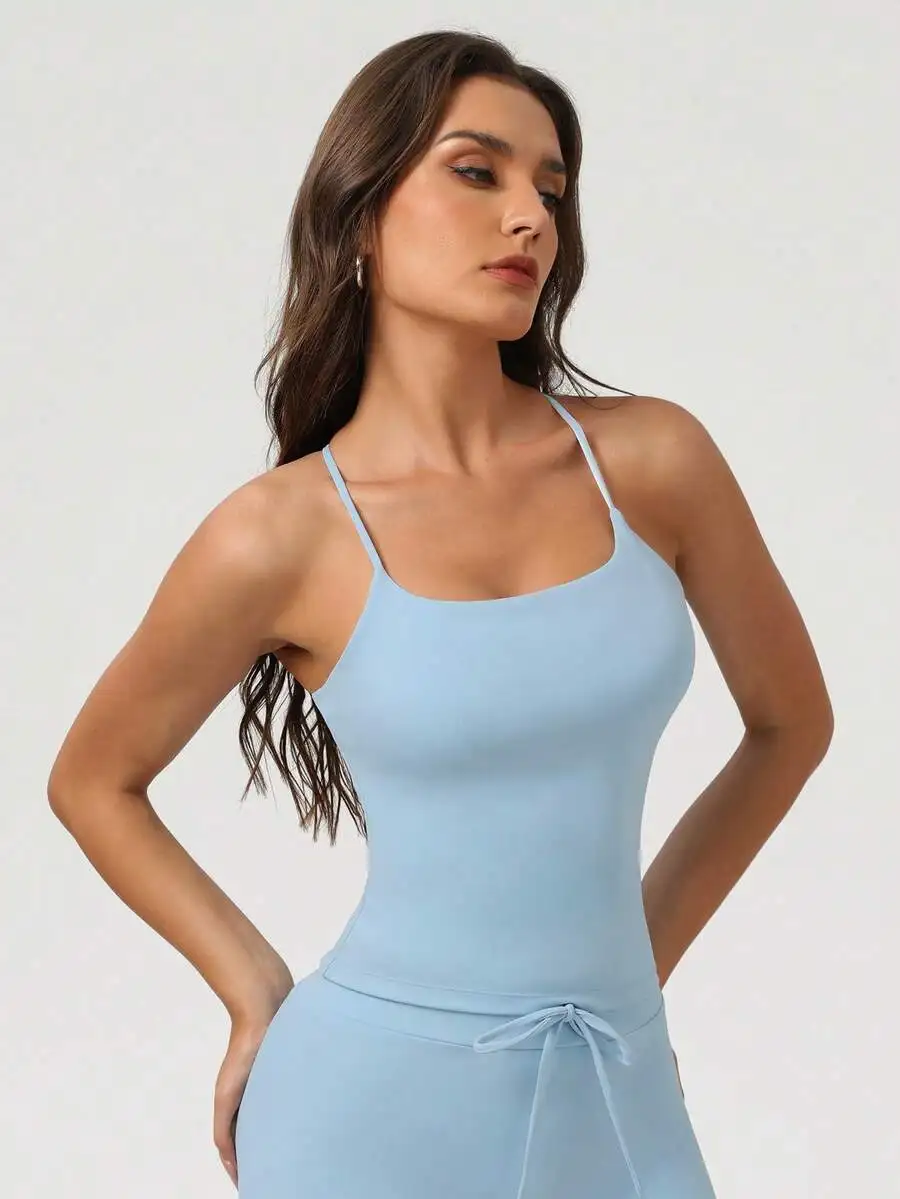 Womens Sleeveless High Support Sports Tank Top For Yoga Running Training Summer
Womens Sleeveless High Support Sports Tank Top For Yoga Running Training Summer