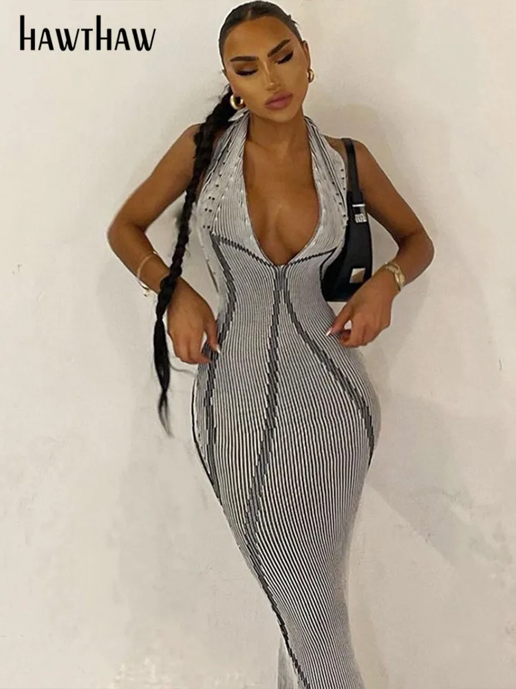 Hawthaw Women Sexy Party Club V Neck Streetwear Bodycon Backless Long Dress 2023 Summer Clothes Wholesale Items For Business
Hawthaw Women Sexy Party Club V Neck Streetwear Bodycon Backless Long Dress 2023 Summer Clothes Wholesale Items For Business