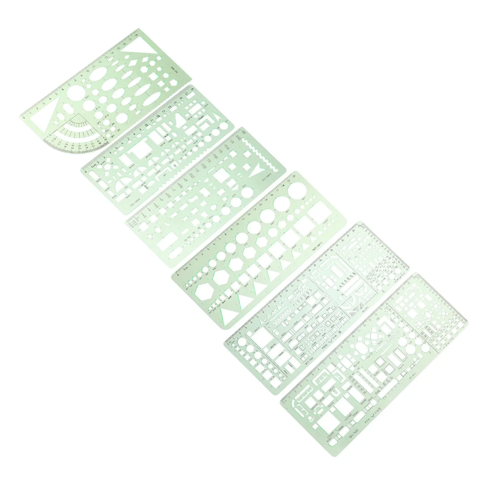 6 Drawing Templates Practical Set Centimeters Measurement Plastic School Office Design Home Fraction
6 Drawing Templates Practical Set Centimeters Measurement Plastic School Office Design Home Fraction