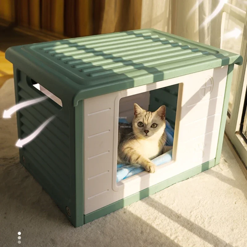 Waterproof Plastic Cat House Universal Breathable Small Dog Houses European Creative House for Dogs Pet Cat and Dog Supplies MC
Waterproof Plastic Cat House Universal Breathable Small Dog Houses European Creative House for Dogs Pet Cat and Dog Supplies MC