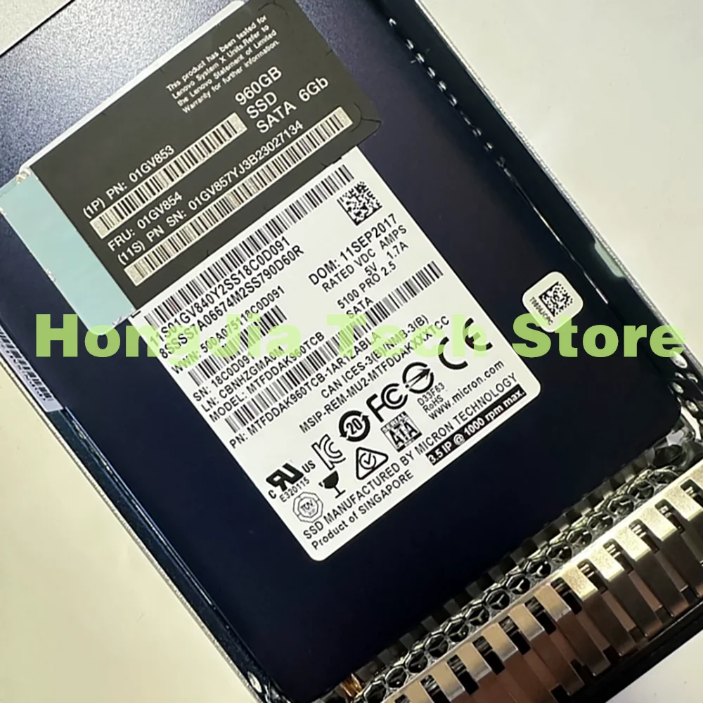 960G SSD SATA 01GV853 01GV854 Server Solid State Drive
960G SSD SATA 01GV853 01GV854 Server Solid State Drive