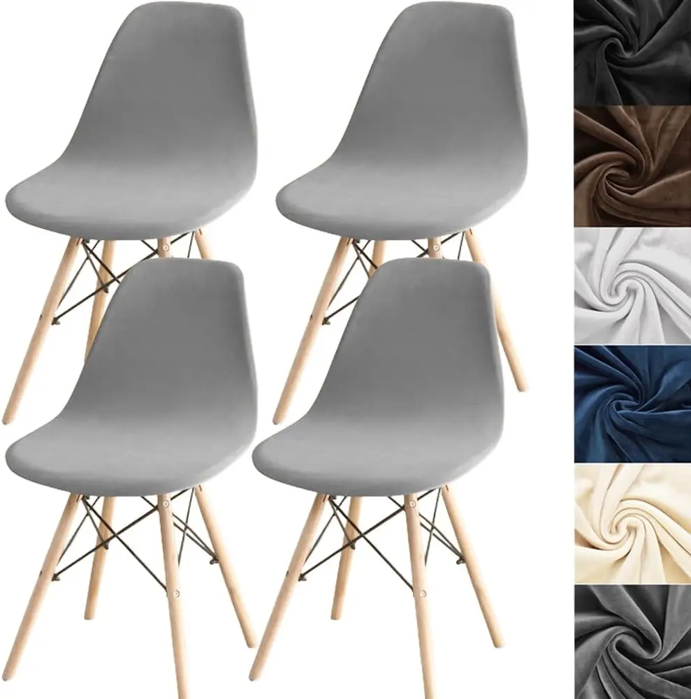 4 Pa Stretch Velvet Shell Chair Cover Mid Modern Dining Chair Covers Washable Dining Room Chair Covers Lounge Arml Chair Cover
4 Pa Stretch Velvet Shell Chair Cover Mid Modern Dining Chair Covers Washable Dining Room Chair Covers Lounge Arml Chair Cover