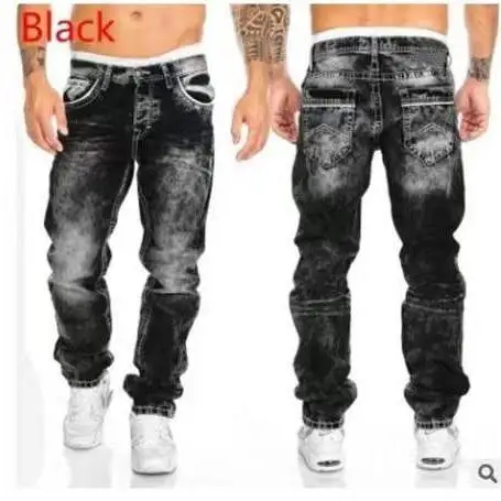 Straight Leg Men's Jeans with Visible Lines mid Waist Cotton Casual Straight Cut Youth Fashion Water Washed Iron Free
Straight Leg Men's Jeans with Visible Lines mid Waist Cotton Casual Straight Cut Youth Fashion Water Washed Iron Free