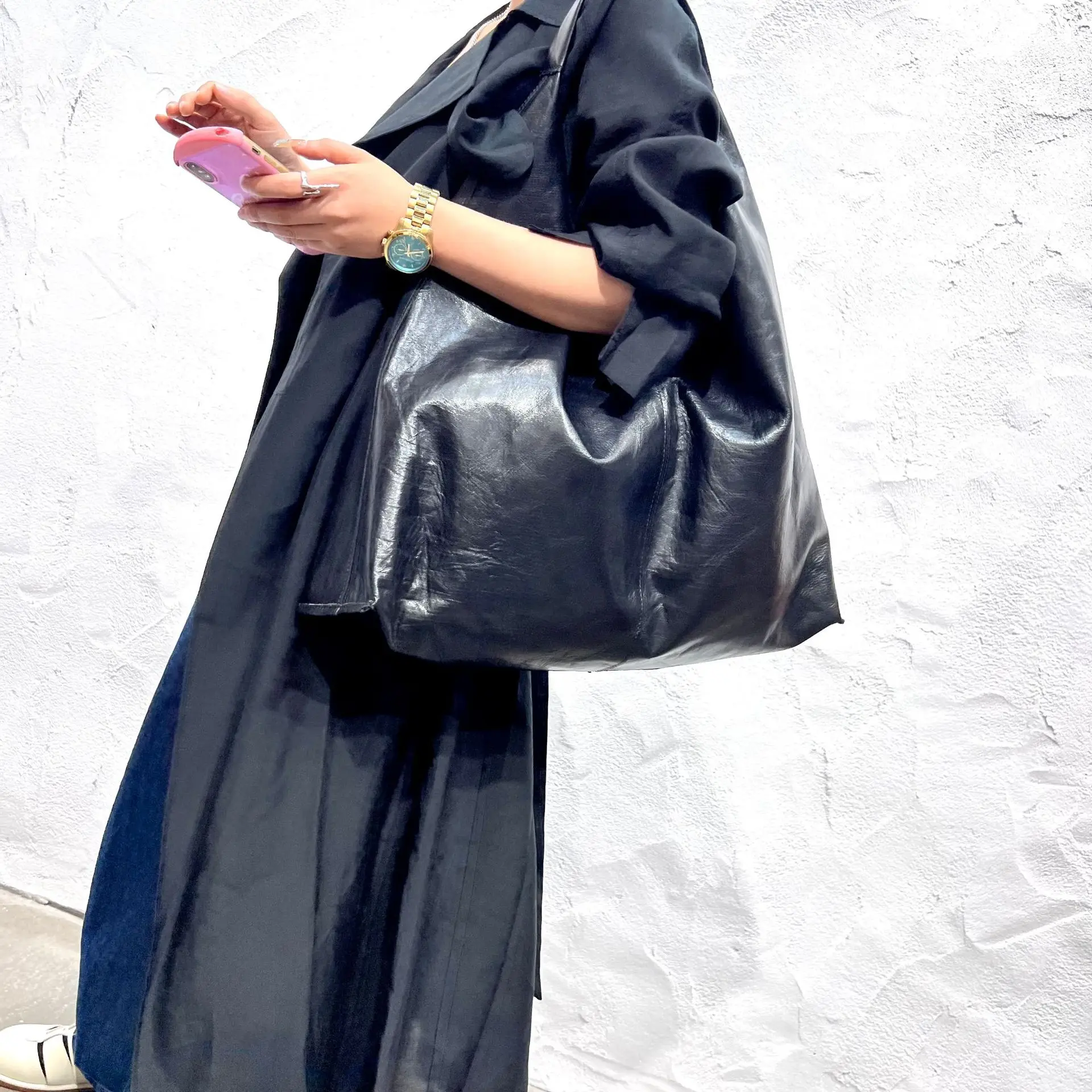New Women Soft Genuine Leather Super Large Capcity Shoulder Cross Body Tote Luxury Brand Armpit Clutches Bags
New Women Soft Genuine Leather Super Large Capcity Shoulder Cross Body Tote Luxury Brand Armpit Clutches Bags