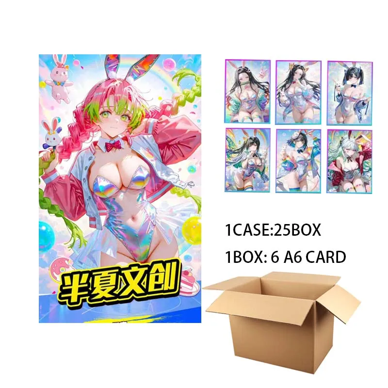 Wholesales Demon Slayer Collection Card Half Summer Acrylic A6 Art Peach Blossom Nun Butterfly Dream Neon Pink Trading Card
Wholesales Demon Slayer Collection Card Half Summer Acrylic A6 Art Peach Blossom Nun Butterfly Dream Neon Pink Trading Card