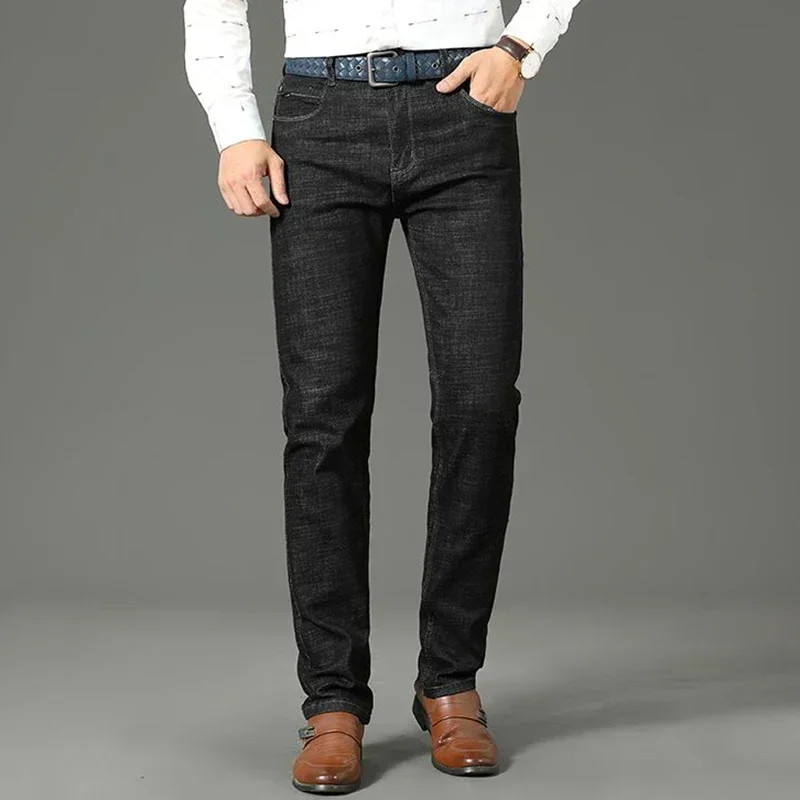 Retro Straight Leg Casual Pants 2025 New Men Solid Color Jeans Male Fashion Classic Business High Street Denim Fabric Trousers
Retro Straight Leg Casual Pants 2025 New Men Solid Color Jeans Male Fashion Classic Business High Street Denim Fabric Trousers