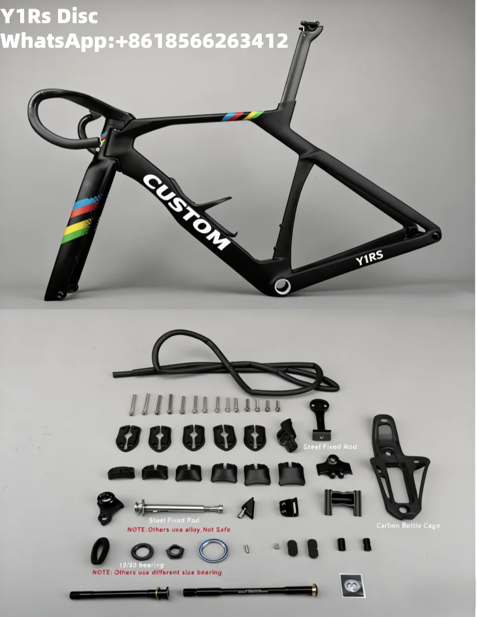 Y1Rs Disc Full Carbon Aero Road Bike Frame Set – Disc Brake Custom Logo & Paint
Y1Rs Disc Full Carbon Aero Road Bike Frame Set – Disc Brake Custom Logo & Paint