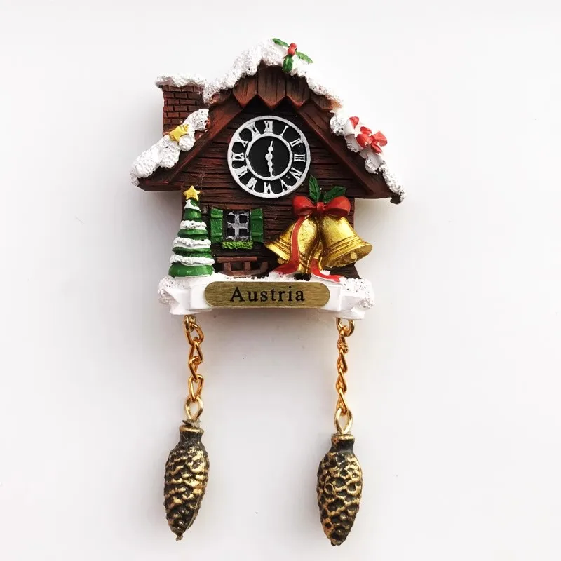 Austria Fridge Magnets Alps Travelling Souvenirs Schwarzwälder Kuckucksuhren Cuckoo Clock Fridge Stickers Christmas Gifts
Austria Fridge Magnets Alps Travelling Souvenirs Schwarzwälder Kuckucksuhren Cuckoo Clock Fridge Stickers Christmas Gifts