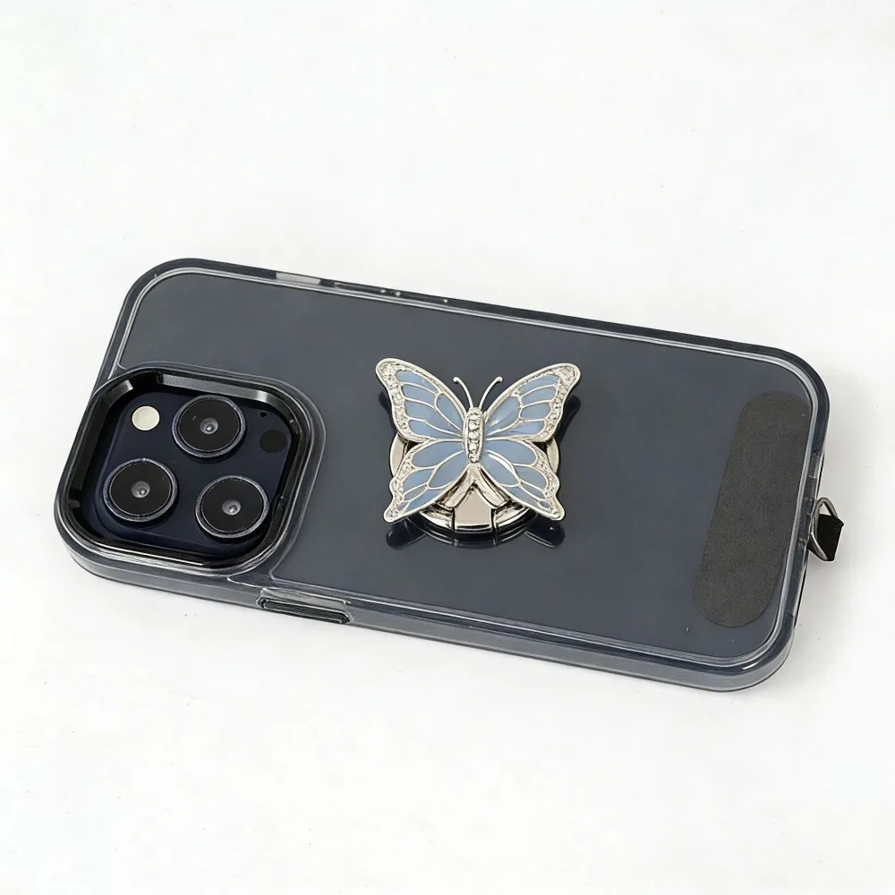 Glitter Butterfly Mobile Phone Holder Ring Grip Round Mirror Cellphone Mount Stand for Samsung IPhone Xiaomi Universal Phone
Glitter Butterfly Mobile Phone Holder Ring Grip Round Mirror Cellphone Mount Stand for Samsung IPhone Xiaomi Universal Phone