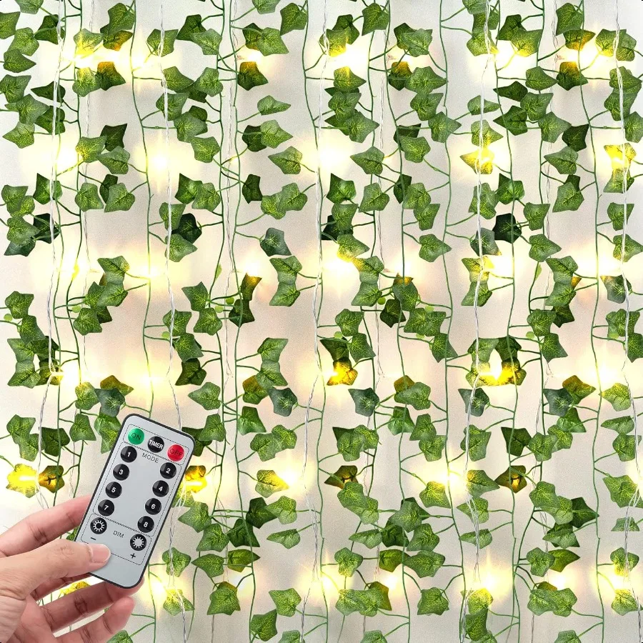 84Ft 12 Pack Artificial Ivy Garland Fake Plants Ivy Vines Leaves with CE Certified 80 LED String Lights Hanging Ivy Lights for
84Ft 12 Pack Artificial Ivy Garland Fake Plants Ivy Vines Leaves with CE Certified 80 LED String Lights Hanging Ivy Lights for