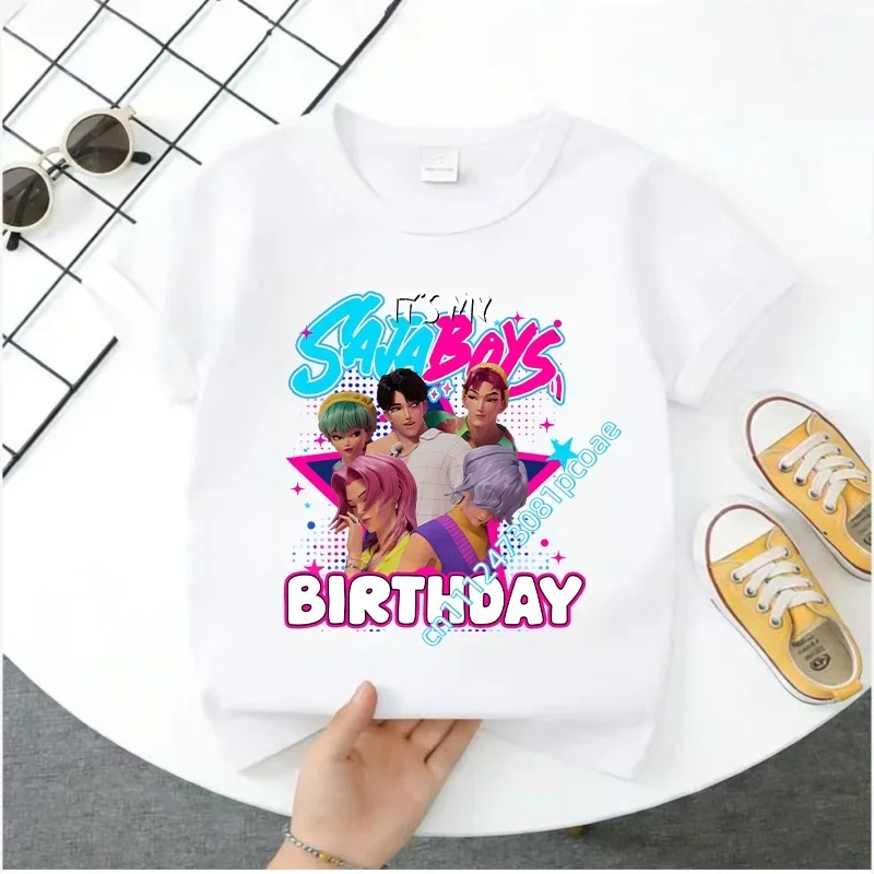 2026 New K-POP Saja Boys Print Short-Sleeved Spring Family Clothing for Boys and Girls Cute Cotton T-shirt for Boys and Girls
2026 New K-POP Saja Boys Print Short-Sleeved Spring Family Clothing for Boys and Girls Cute Cotton T-shirt for Boys and Girls
