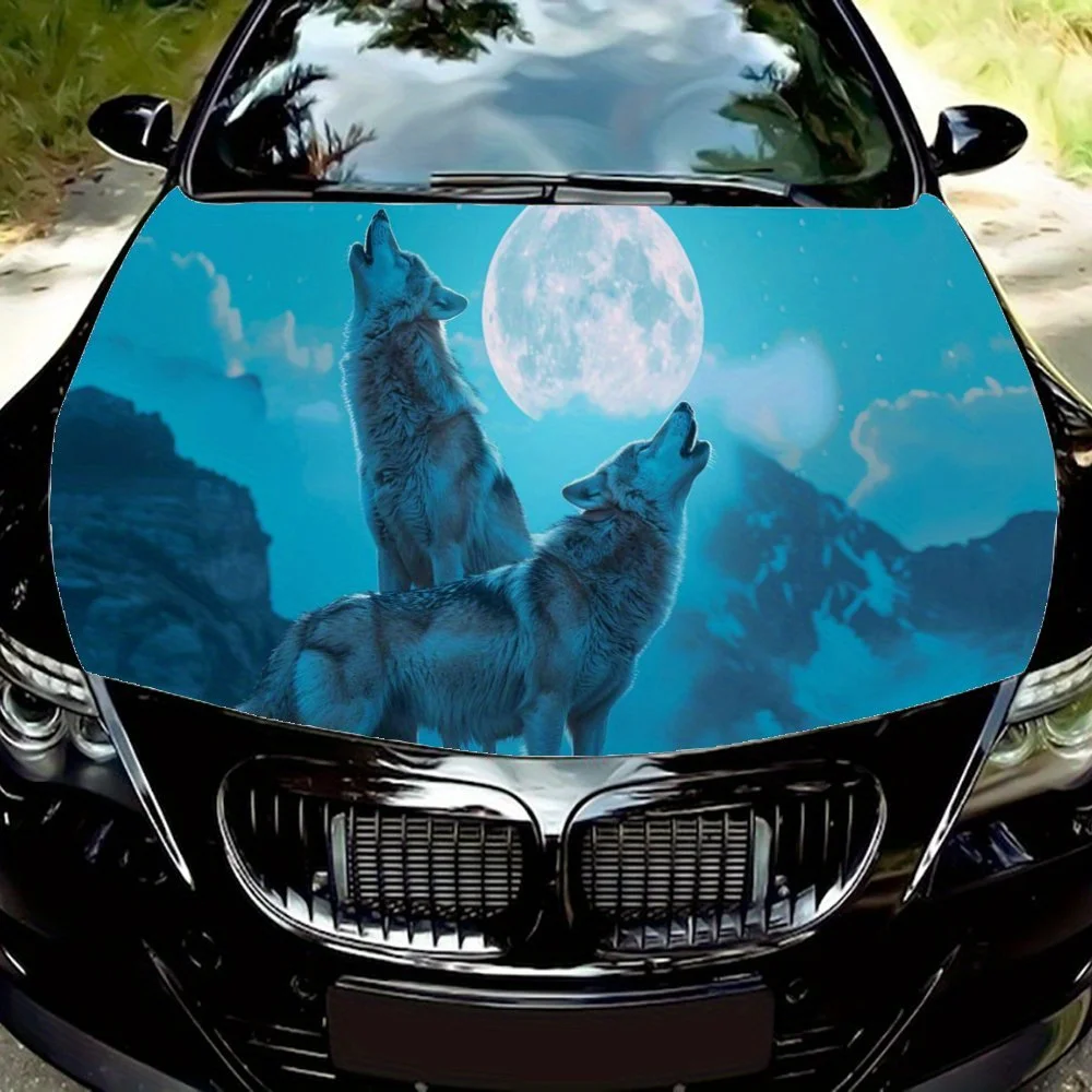 Wolves Howling in The Blue Moonlight Car Hood Wrap Color Vinyl Sticker Truck Graphic Bonnet Auto Accessories Decoration Decal
Wolves Howling in The Blue Moonlight Car Hood Wrap Color Vinyl Sticker Truck Graphic Bonnet Auto Accessories Decoration Decal