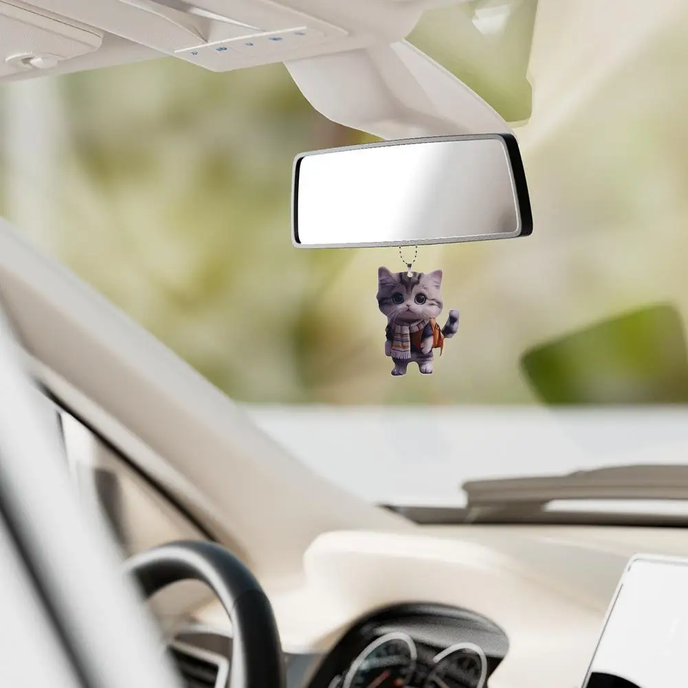 Cute Cat Pendant Car Interior Decorations For Rearview Mirrors 2D Acrylic Flat Car Hanging Ornament Holiday Gift Decor H1U2
Cute Cat Pendant Car Interior Decorations For Rearview Mirrors 2D Acrylic Flat Car Hanging Ornament Holiday Gift Decor H1U2
