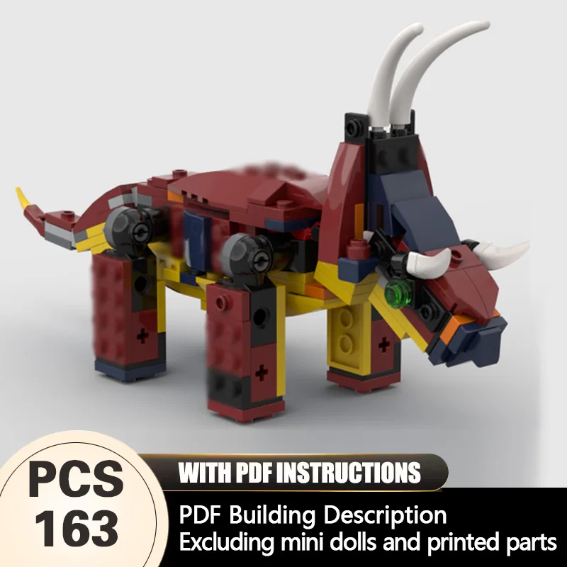 Creators Animal Series Model MOC Building Bricks Diabloceratops Eatoni Modular Technology Gifts Holiday Assemble Children Toys
Creators Animal Series Model MOC Building Bricks Diabloceratops Eatoni Modular Technology Gifts Holiday Assemble Children Toys