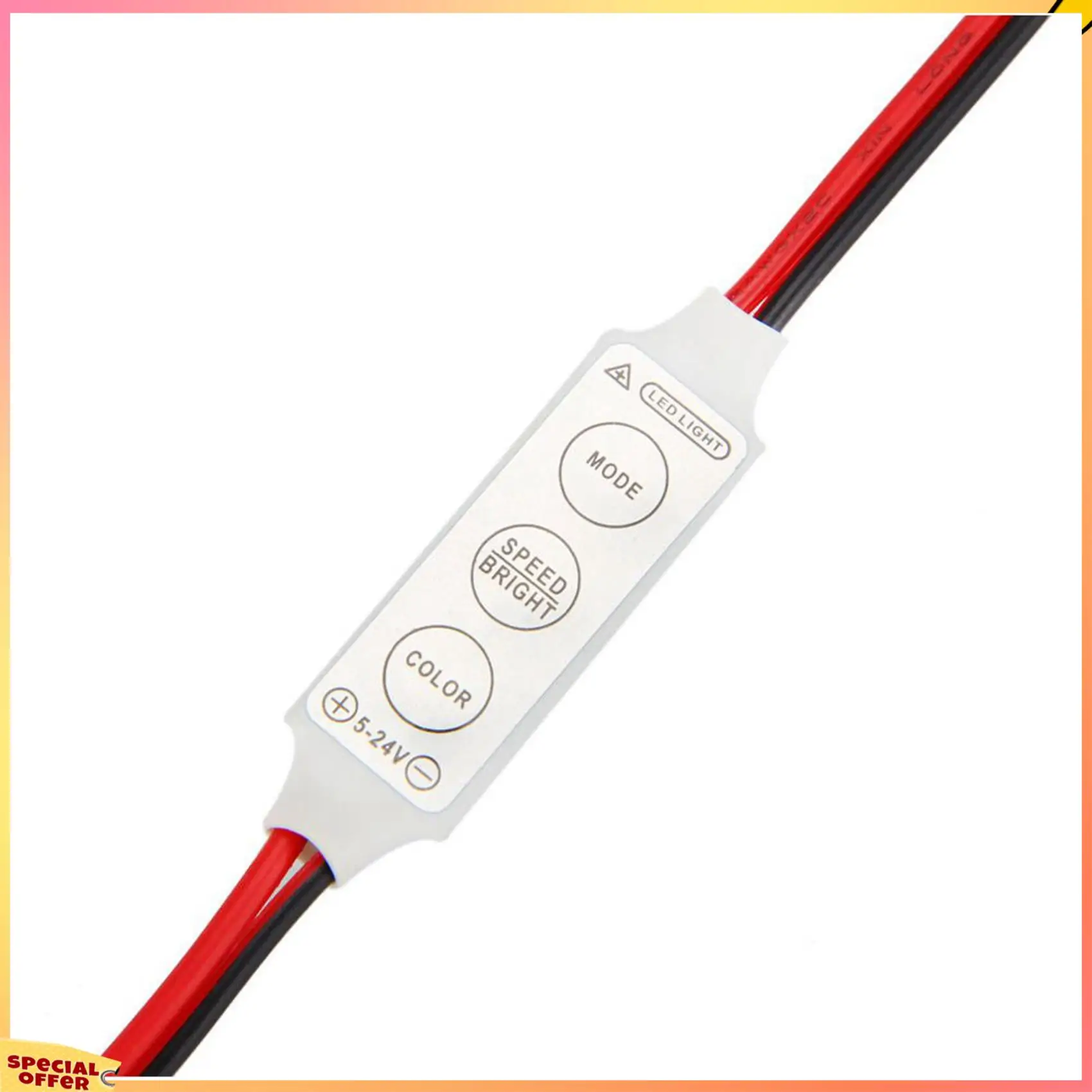 ABFI 10 X 12V Wired Control Module With Strobe Flash For Car Or Household LED Strip/Bulbs
ABFI 10 X 12V Wired Control Module With Strobe Flash For Car Or Household LED Strip/Bulbs