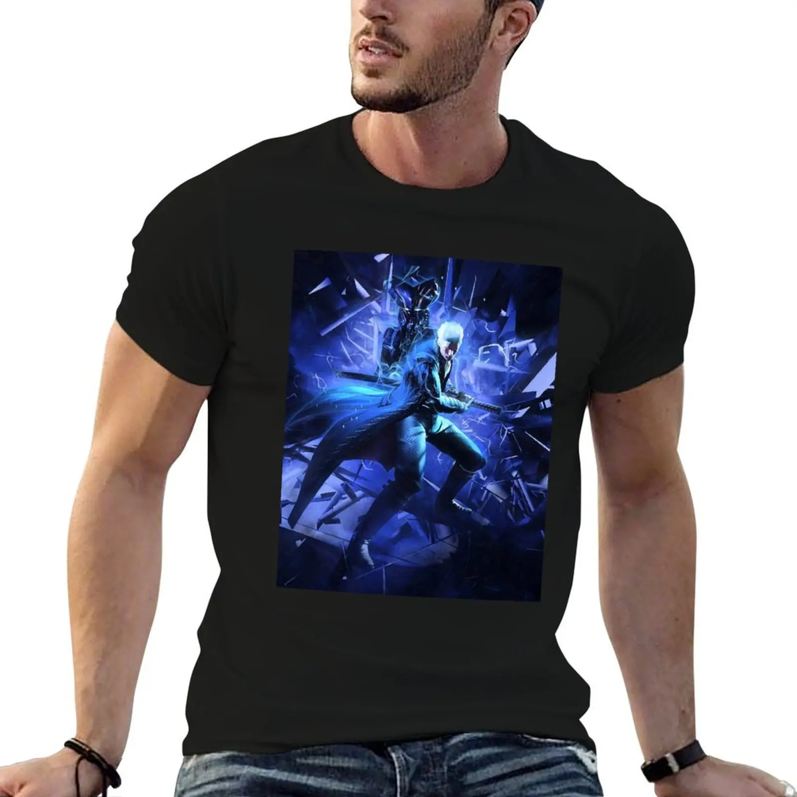 Devil May Cry 3 Vergil T-Shirt man t shirt cotton high quality g man t shirts for men t shirts for man cotton T-shirt
Devil May Cry 3 Vergil T-Shirt man t shirt cotton high quality g man t shirts for men t shirts for man cotton T-shirt