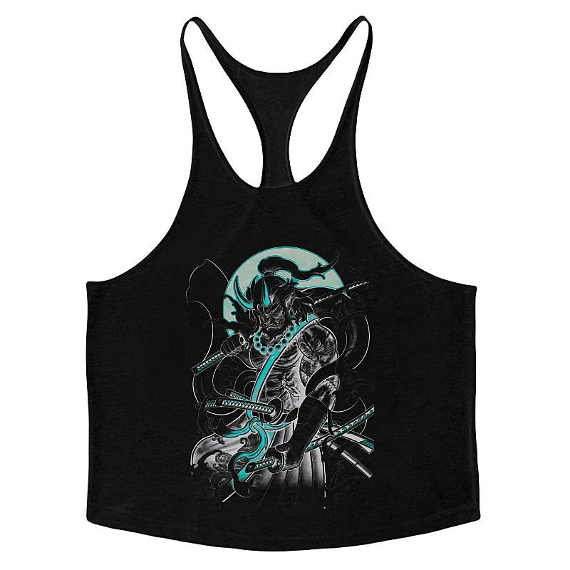 Stringer Gym Tank, Warrior Samurai Graphic Vest, Structured for Intense Workout Muscle Showcase
Stringer Gym Tank, Warrior Samurai Graphic Vest, Structured for Intense Workout Muscle Showcase