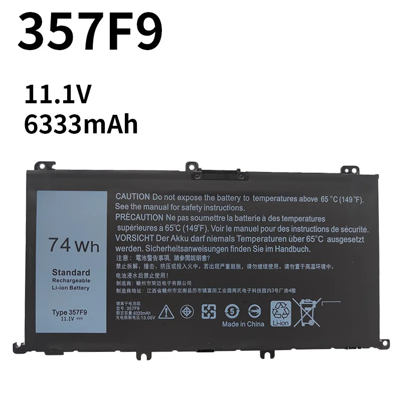 Genuine 357F9 Battery For Dell Inspiron 15- 7000 7559 7557 7566 7567 5576 INS15PD-1548B INS15PD-1748B INS15PD-1848B
Genuine 357F9 Battery For Dell Inspiron 15- 7000 7559 7557 7566 7567 5576 INS15PD-1548B INS15PD-1748B INS15PD-1848B