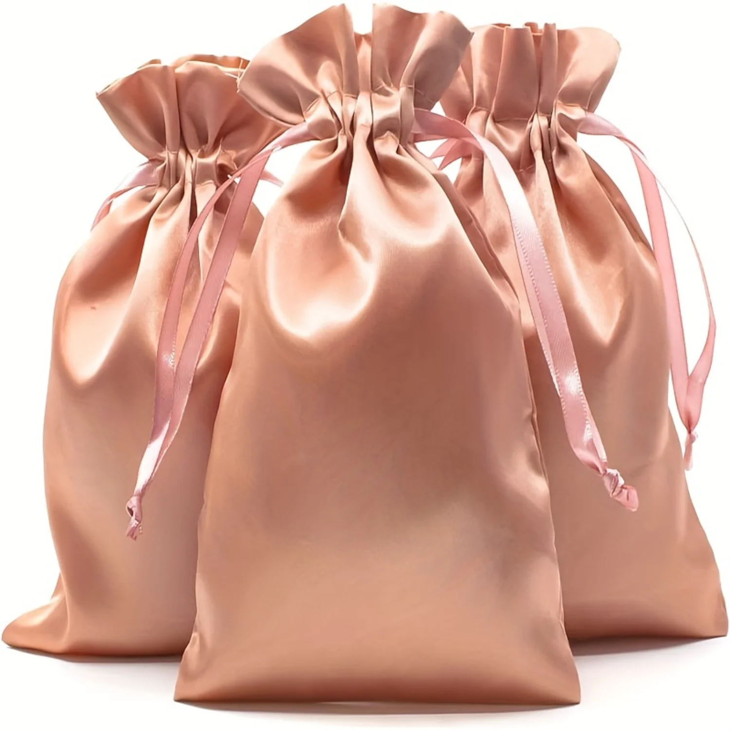 50pcs Luxurious Rose Gold Satin Drawstring Gift Bags - Reusable, Soft Fabric, 3 x 4 - Perfect for Wedding Favors, Baby Shower, C
50pcs Luxurious Rose Gold Satin Drawstring Gift Bags - Reusable, Soft Fabric, 3 x 4 - Perfect for Wedding Favors, Baby Shower, C