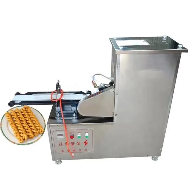 Soft Maker Hemp Flowers Twist Snack Machine Fried Pretzel Dough Twist Forming Making Machine
Soft Maker Hemp Flowers Twist Snack Machine Fried Pretzel Dough Twist Forming Making Machine