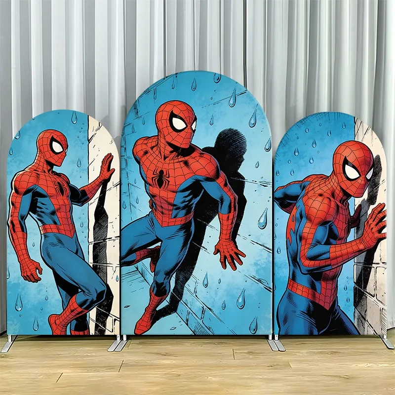 Arch Backdrop Cover Single Side Spider Man Action Comic Party Decoration Photo Booth Background Props Event Supplies Room Decor
Arch Backdrop Cover Single Side Spider Man Action Comic Party Decoration Photo Booth Background Props Event Supplies Room Decor