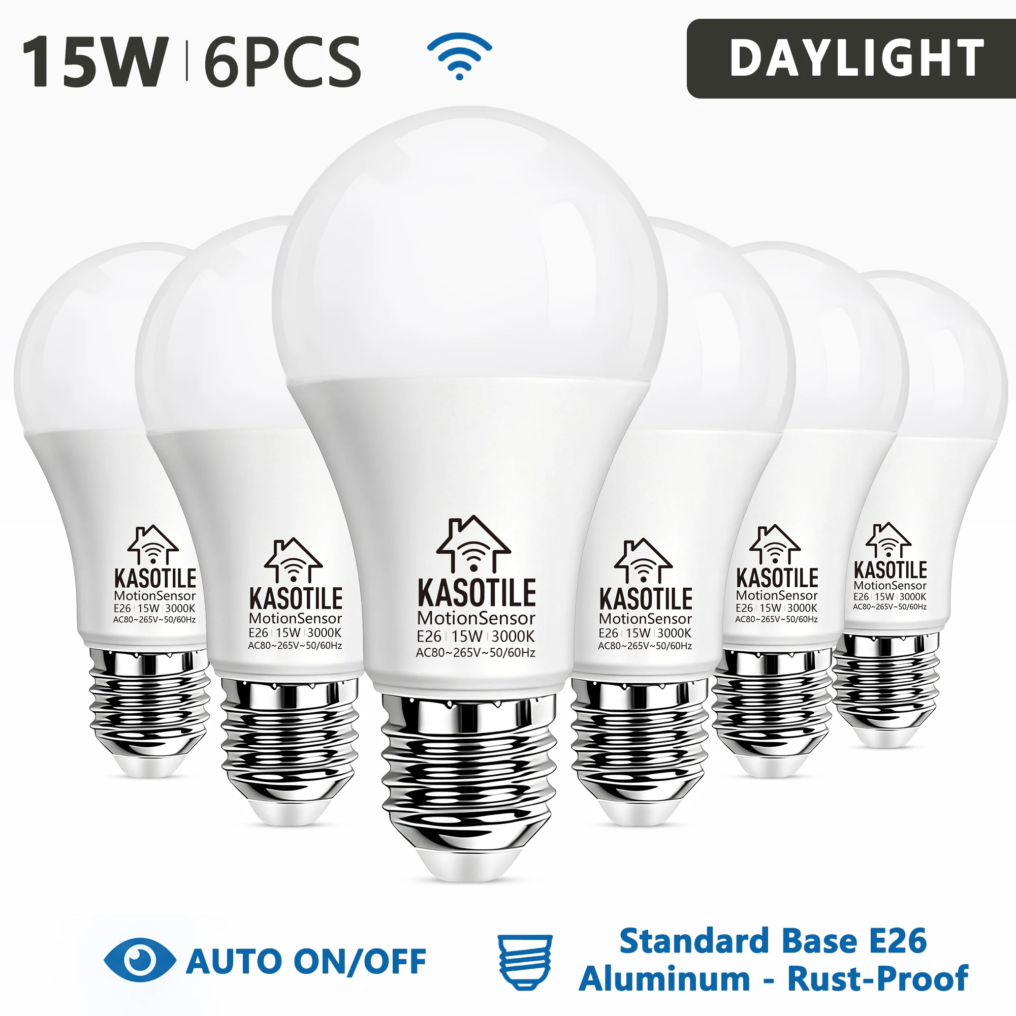 6PCS AC85-265V PIR Motion Sensor Lamp 9W 12W 15W 18W 20W LED Bulb with Motion Sensor Infrared Radiation Motion Detector Security
6PCS AC85-265V PIR Motion Sensor Lamp 9W 12W 15W 18W 20W LED Bulb with Motion Sensor Infrared Radiation Motion Detector Security