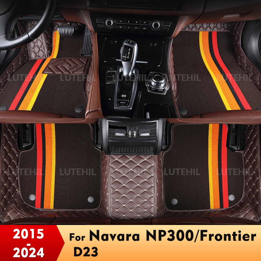 For Navara NP300/Frontier D23 2015-2024 Double Layer Car Floor Mats Custom Auto Foot Pads Carpet Cover Interior Accessories
For Navara NP300/Frontier D23 2015-2024 Double Layer Car Floor Mats Custom Auto Foot Pads Carpet Cover Interior Accessories