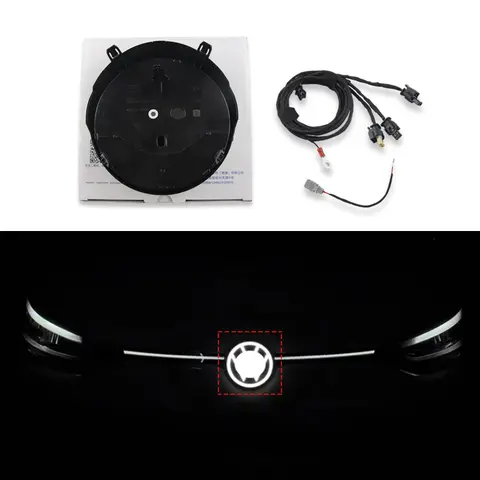 Logo lluminato For volkswagen ID3 Emblema Iluminado Front LED Logo Light id3 Badge Light Grille Logo Light