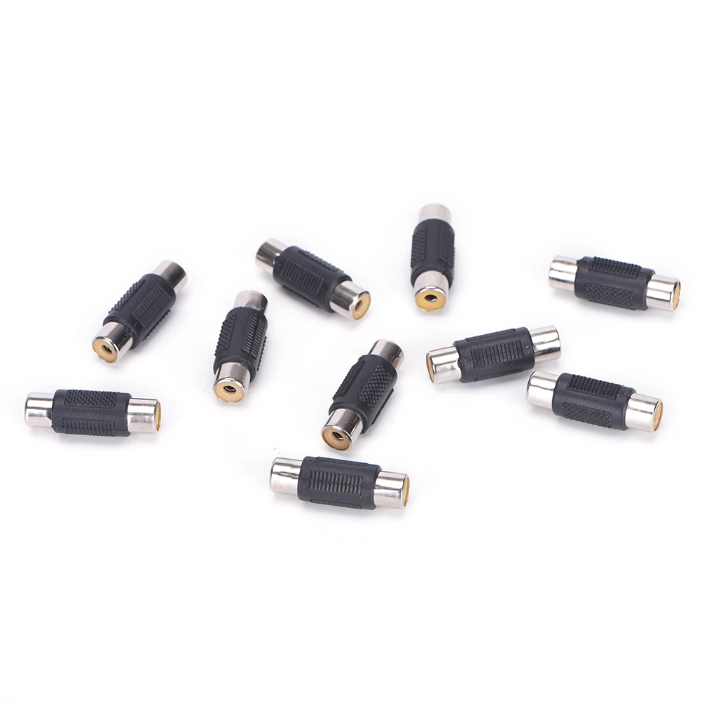 10pcs Joiner Couplers Female to Female Audio Adapter Connector 
10pcs Joiner Couplers Female to Female Audio Adapter Connector
