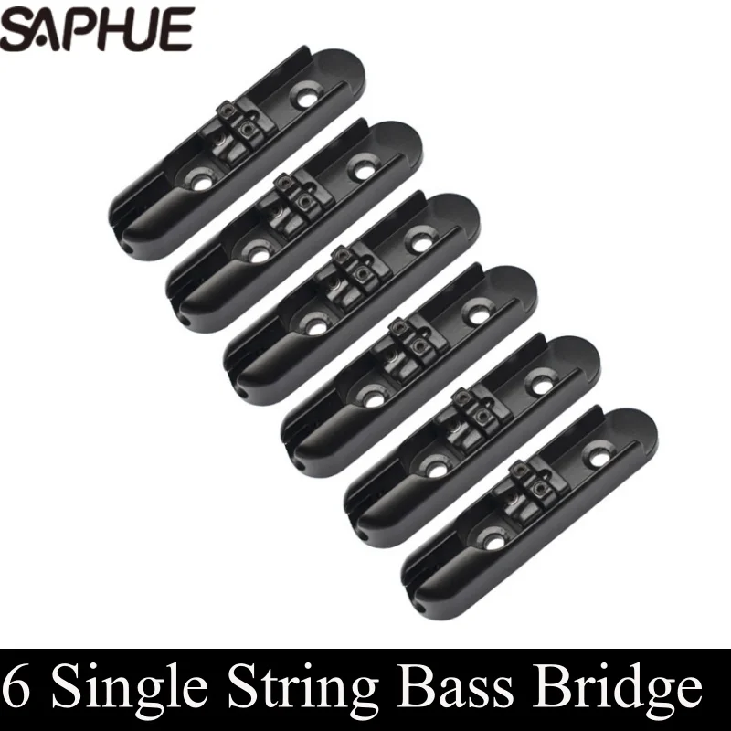 A Set of 6pcs Single Individual Bridge Saddles Tailpiece for 6 String Bass Guitar Accessories
A Set of 6pcs Single Individual Bridge Saddles Tailpiece for 6 String Bass Guitar Accessories