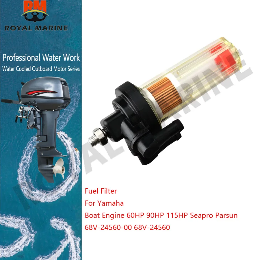 Fuel Filter For Yamaha Boat Engine 60HP 90HP 115HP Seapro Parsun 68V-24560 68V-24560-00 accessories
Fuel Filter For Yamaha Boat Engine 60HP 90HP 115HP Seapro Parsun 68V-24560 68V-24560-00 accessories