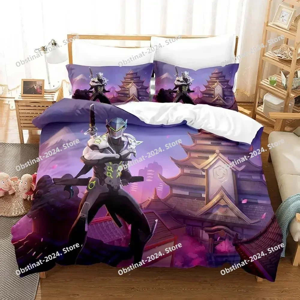 New Game Overwatch Genji Bedding Set Printed single Comforter Quilt Bed Cover Duvet Cover Pillow Case 3 Pieces Kids Adult Size
New Game Overwatch Genji Bedding Set Printed single Comforter Quilt Bed Cover Duvet Cover Pillow Case 3 Pieces Kids Adult Size