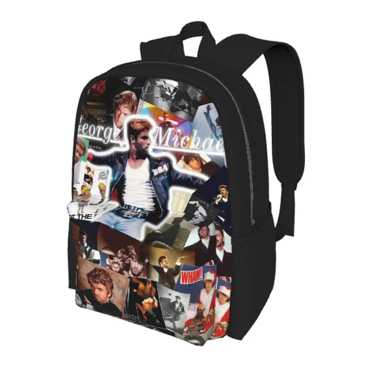 George Michael Student Backpack School Bag Hiking Travel Daypack for Men Women Bookbag Shoulder Bags
George Michael Student Backpack School Bag Hiking Travel Daypack for Men Women Bookbag Shoulder Bags