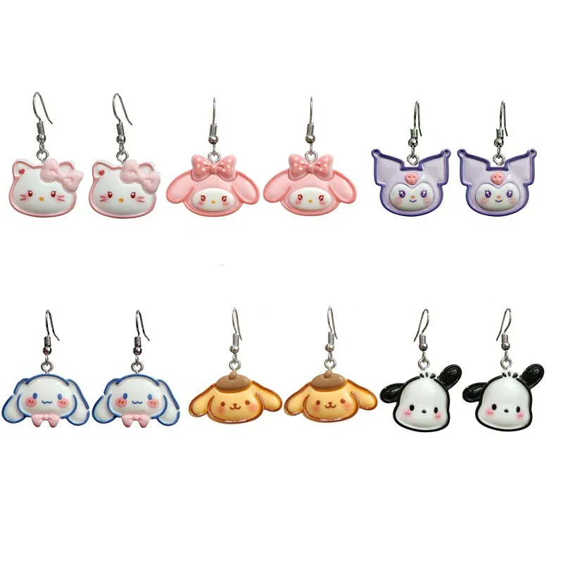 Kawaii Sanrio серьги для женщин Hello Kitty Kuromi My Melody кулон серьги милые девушки ювелирные аксессуары подарки на день рождения
Kawaii Sanrio серьги для женщин Hello Kitty Kuromi My Melody кулон серьги милые девушки ювелирные аксессуары подарки на день рождения
