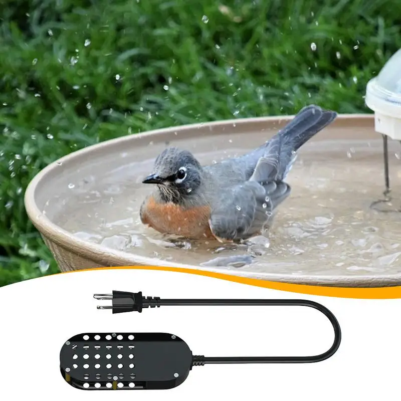Water Heater For Birds Winter Bird Bath Heater Intelligent Thermostat Control Water Heater Deicer for Chicken Farm Terrace
Water Heater For Birds Winter Bird Bath Heater Intelligent Thermostat Control Water Heater Deicer for Chicken Farm Terrace