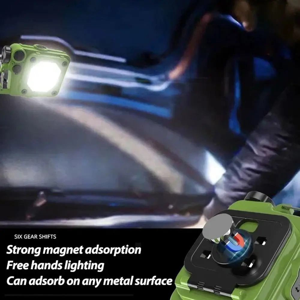 Super Bright Mini Keychain Flashlight 6 Gears Adjustable Hidden Screwdriver Strong Light Flashlight with Tail Magnet
Super Bright Mini Keychain Flashlight 6 Gears Adjustable Hidden Screwdriver Strong Light Flashlight with Tail Magnet