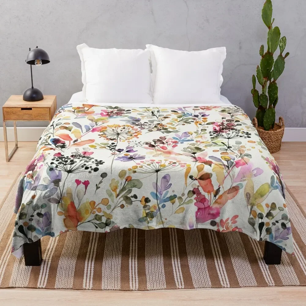 Wild Flowers and Plants Watercolor - Wild Nature Botanical Print Throw Blanket For Baby Sofa warm winter Luxury Throw Blankets
Wild Flowers and Plants Watercolor - Wild Nature Botanical Print Throw Blanket For Baby Sofa warm winter Luxury Throw Blankets