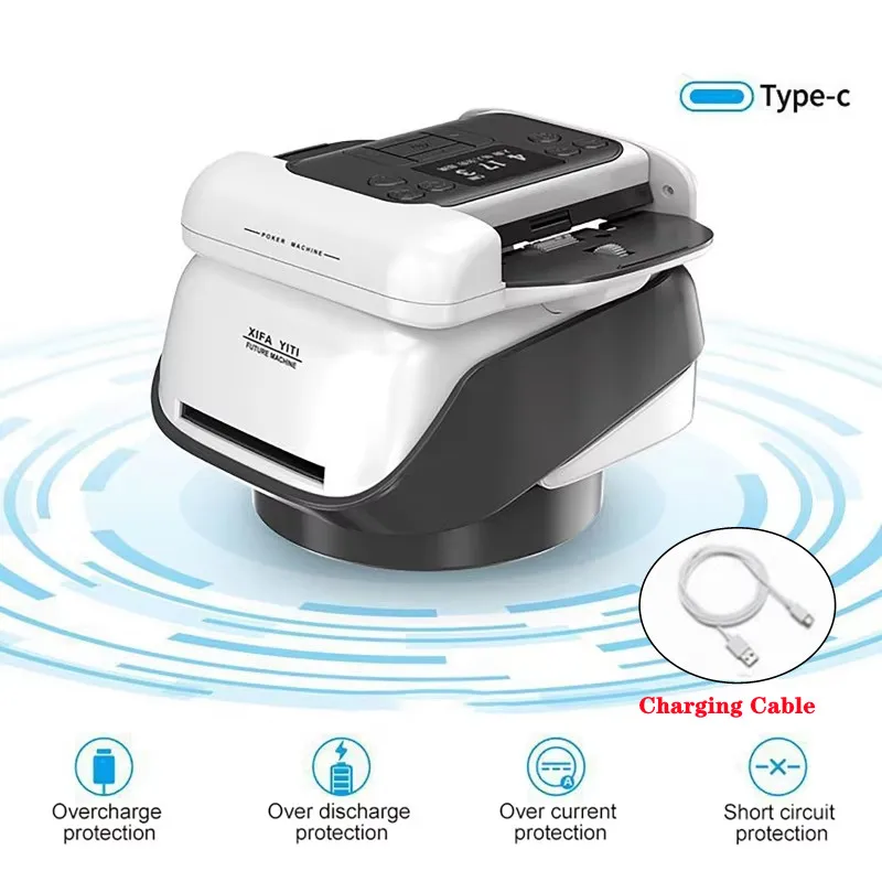 2400mAh Automatic Cards Dealer Machine 360° Rotating Electric Cards Shuffler Poker Card Dispenser Tool for Home Party Games
2400mAh Automatic Cards Dealer Machine 360° Rotating Electric Cards Shuffler Poker Card Dispenser Tool for Home Party Games