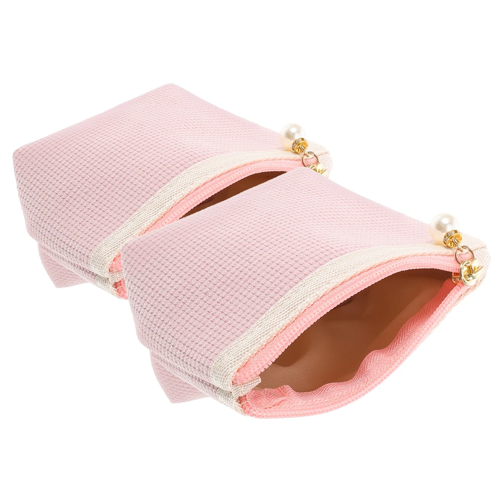 2 Pcs Lipstick Storage Bag Cosmetics Small Pink Travel Makeup Checkered Compact Corduroy Pouch
2 Pcs Lipstick Storage Bag Cosmetics Small Pink Travel Makeup Checkered Compact Corduroy Pouch