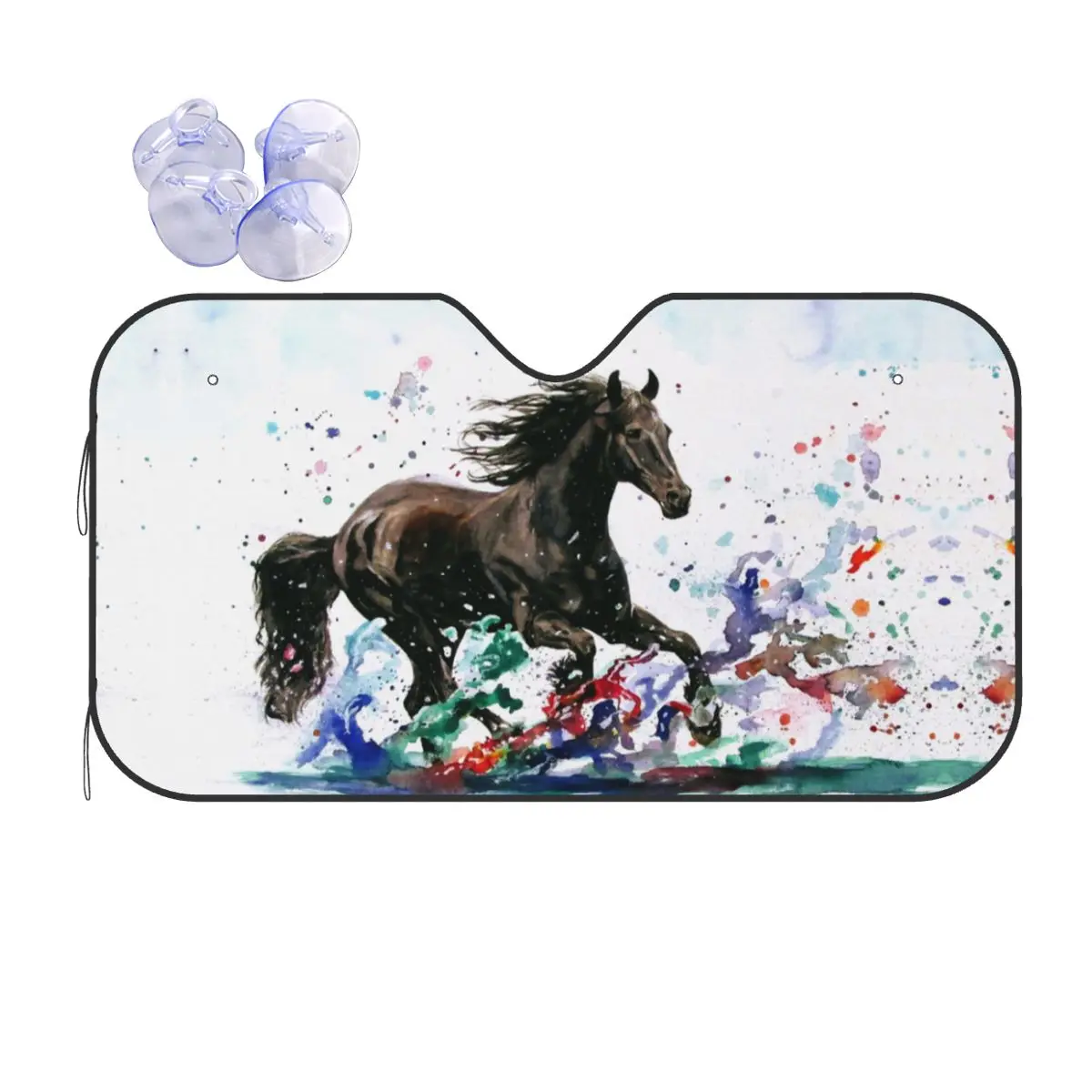 Watercolor Horse Sunshade Windscreen Galloping Animal Cute Car Front Window Visor Car Window Windscreen Cover Accessories Covers
Watercolor Horse Sunshade Windscreen Galloping Animal Cute Car Front Window Visor Car Window Windscreen Cover Accessories Covers