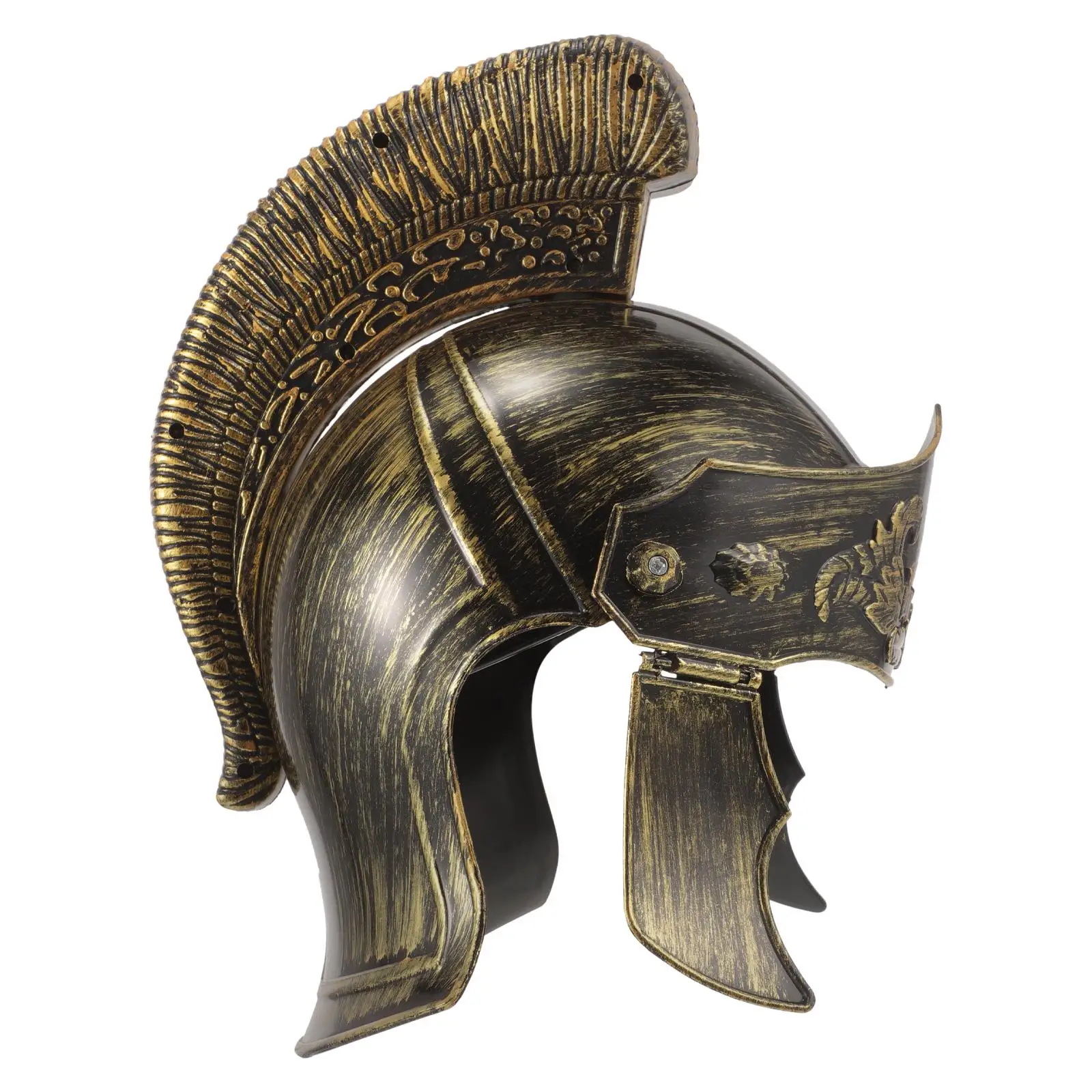Golden Samurai Hat Black Plastic Soldier Pirate Roman Style Novelty Party Props Lightweight Breathable Design
Golden Samurai Hat Black Plastic Soldier Pirate Roman Style Novelty Party Props Lightweight Breathable Design