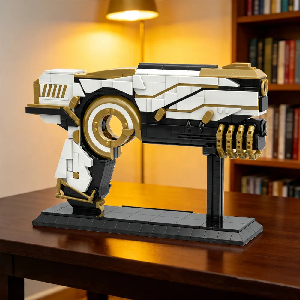 MOC Warframe Rubico Prime Building Blocks Replica Game Sniper Rifle with Prime Gold Trim andBracket Military Toy Adult Gift
MOC Warframe Rubico Prime Building Blocks Replica Game Sniper Rifle with Prime Gold Trim andBracket Military Toy Adult Gift
