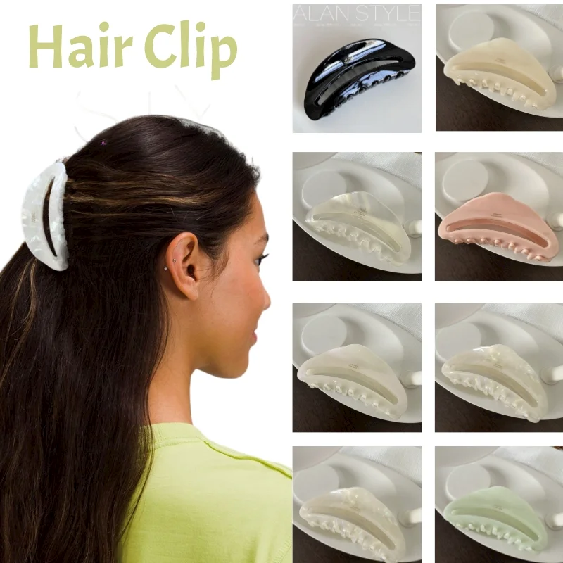 New Women Fashion Claw Clip Jelly Acetate Hollow Large Hair Claw Summer For Girl Shark Clip Headwear Barrette Hair Accessories
New Women Fashion Claw Clip Jelly Acetate Hollow Large Hair Claw Summer For Girl Shark Clip Headwear Barrette Hair Accessories
