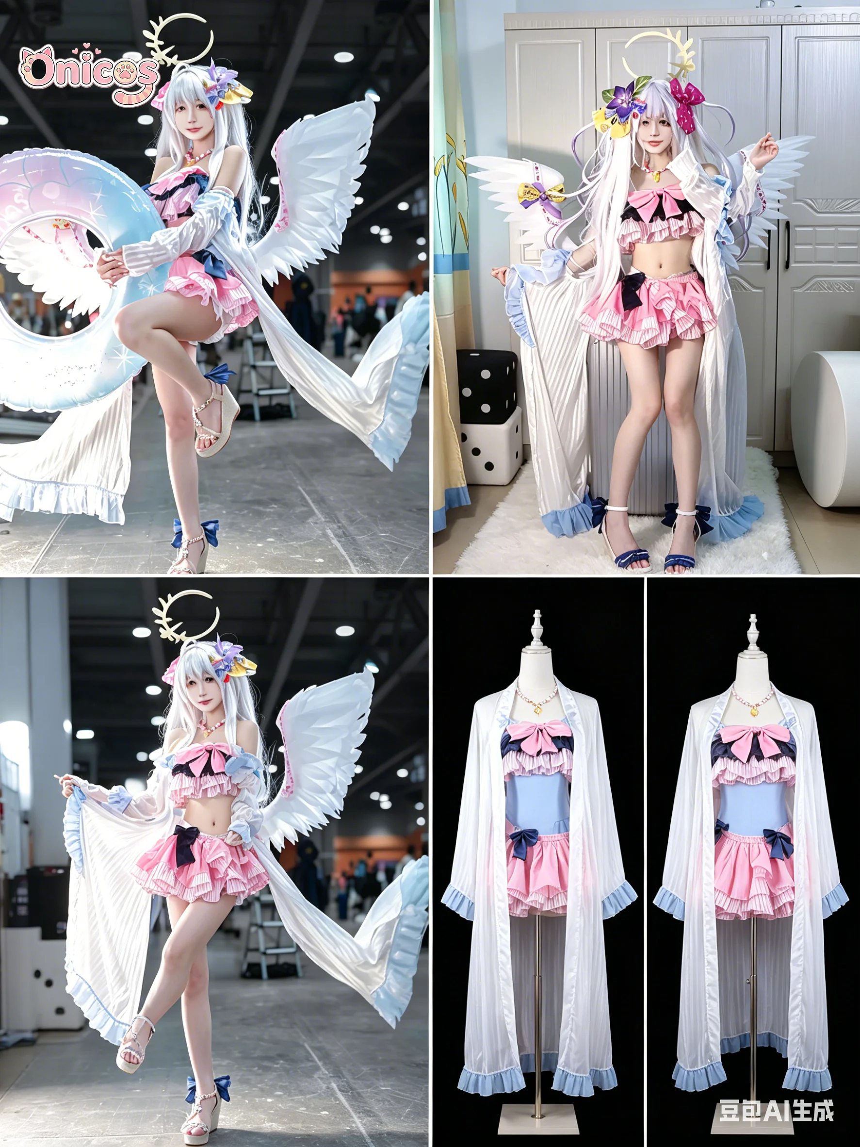 Shirasu Azusa Anime Blue Archive Cosplay Costume Halloween Carnival Girl Sweet Swimsuit Coat New Beach pink Dress Onicos
Shirasu Azusa Anime Blue Archive Cosplay Costume Halloween Carnival Girl Sweet Swimsuit Coat New Beach pink Dress Onicos